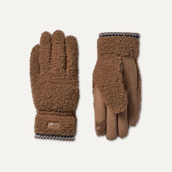 26FW 어그 장갑 Pile Marroni 소재의 Guanti UGGbraid - UGG