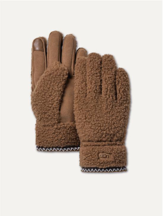 26FW 어그 장갑 Pile Marroni 소재의 Guanti UGGbraid