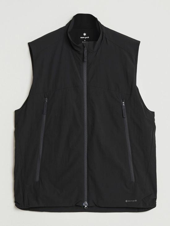 26FW 스노우피크 베스트 Polartec Nero와 함께 사용되는 Gilet Traspirante - SNOW PEAK