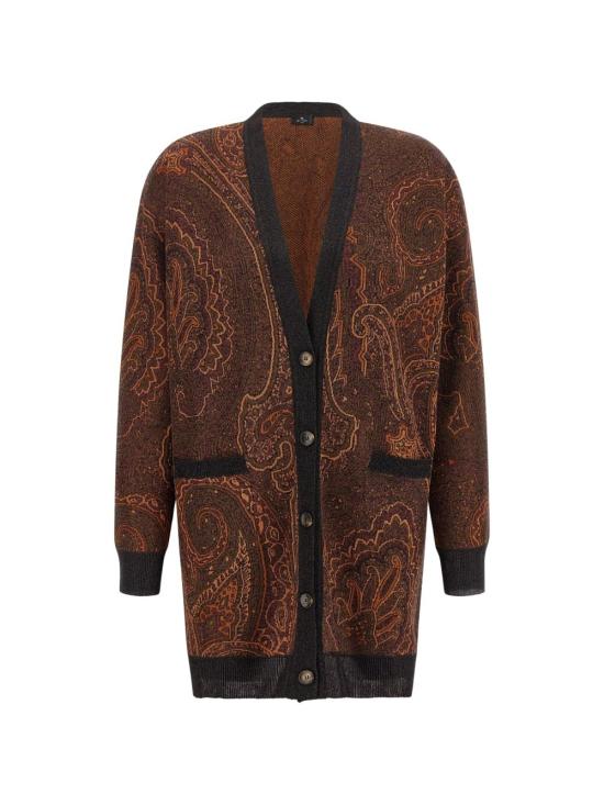 26FW 에트로 가디건 WRKE0159 AQ15AX0850 BROWN BORDEAUX