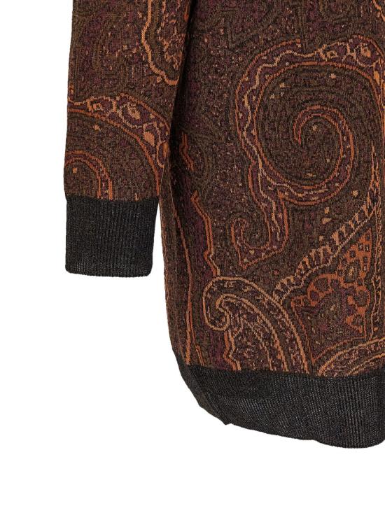 26FW 에트로 가디건 WRKE0159 AQ15AX0850 BROWN BORDEAUX - ETRO
