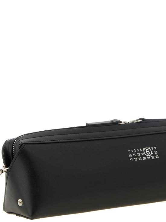 26FW MM6 메종마르지엘라 클러치/파우치 숫자 서명 Mm6 클러치 블랙 - MM6 MAISON MARGIELA