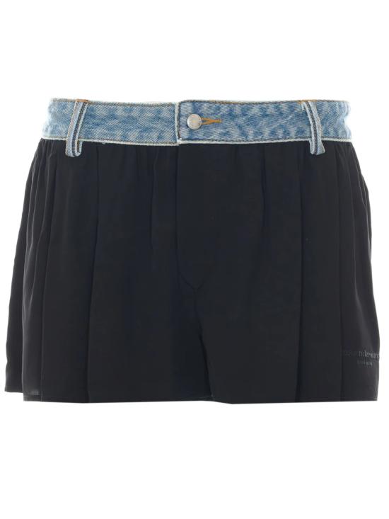 26FW 알렉산더 왕 숏팬츠 1WC3264045 001 BLACK