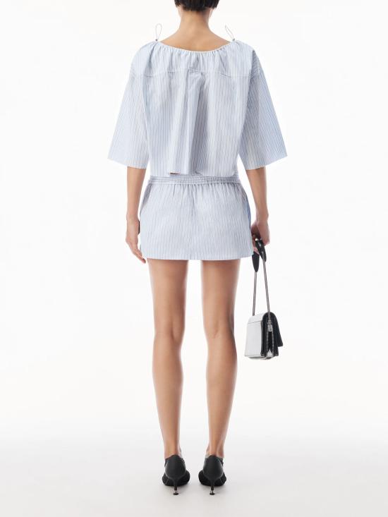 26FW 알렉산더 왕 숏팬츠 1WC3265409 155 LIGHT BLUE - ALEXANDER WANG