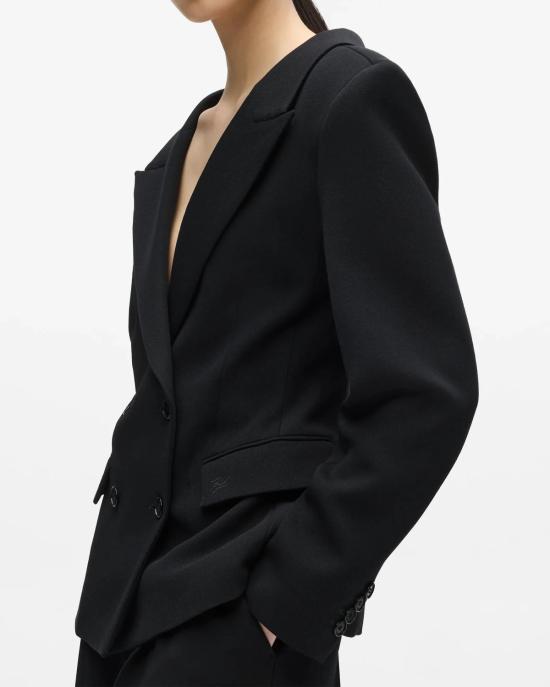 26FW 칼라거펠트 수트 자켓 B4W14034 999 black NERO - KARL LAGERFELD