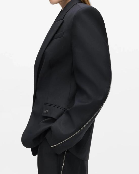 26FW 칼라거펠트 수트 자켓 B4W14012 999 black NERO - KARL LAGERFELD