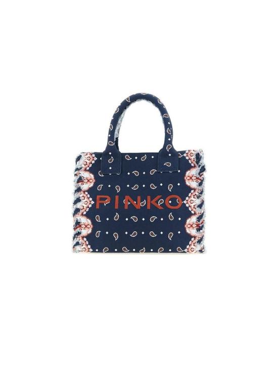 26SS 핑코 토트백 106673 A3B7 GA0Q ONESIZE Pinko NAVY