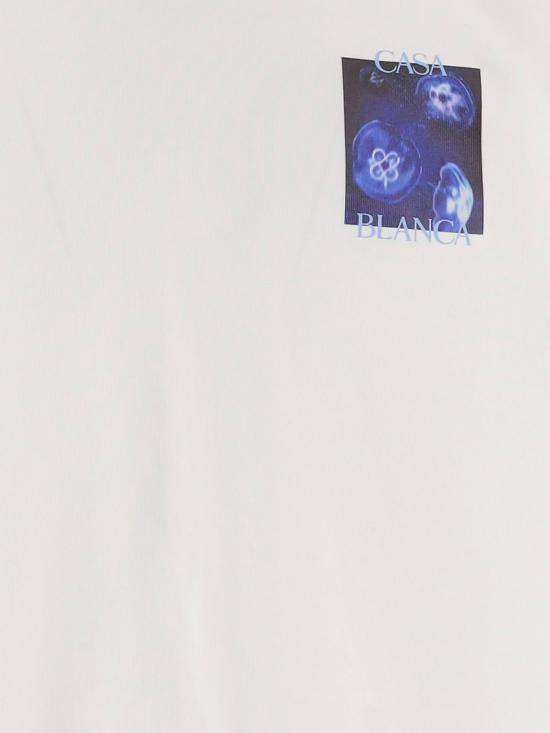 26FW 카사블랑카 반팔 티셔츠 MAW26JTS00110 WHITE - CASABLANCA