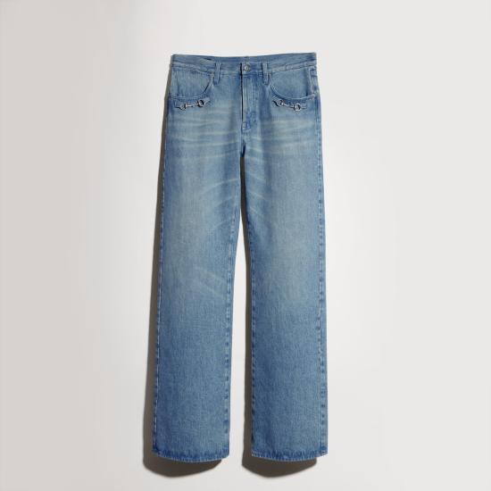 26FW 구찌 홀스빗 플레어 코튼 데님 팬츠 홀스빗 플레어 코튼 데님 팬츠 860844XDDI34009 BLU
