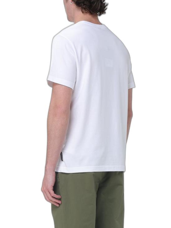 26FW 무스너클 크레센트 티셔츠 M15MT777160 BIANCO - MOOSE KNUCKLES