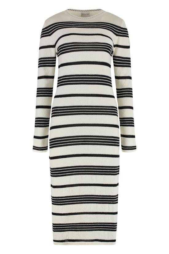  몽클레어 미디 원피스 K10939L00015M6334P90 White