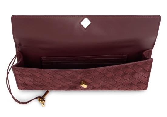 26FW 보테가베네타 안디아모 클러치 741511V60F16147 Burgundy - BOTTEGA VENETA
