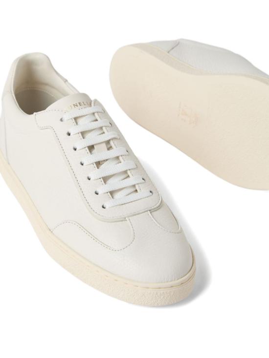 26FW 브루넬로 쿠치넬리 스니커즈 MZUKGOJ336 CJX19 WHITE - BRUNELLO CUCINELLI