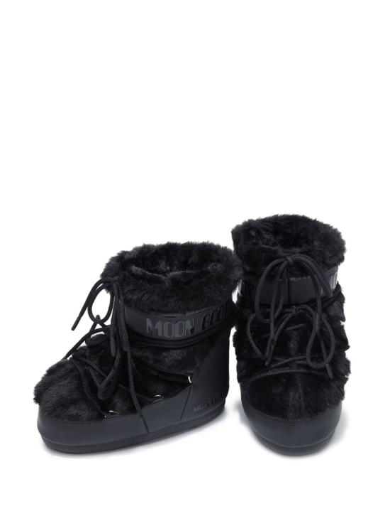 26FW 문부츠 아이콘 나일론 로우 부츠 80D1409390 N001 BLACK - MOON BOOT