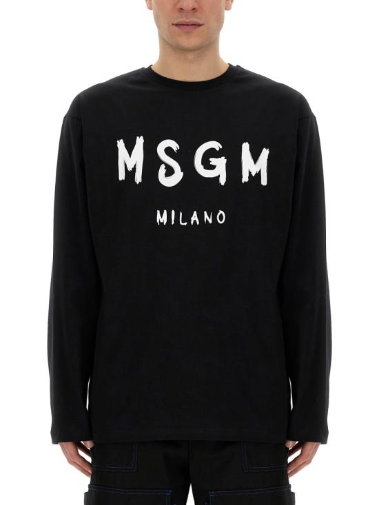 26FW 엠에스지엠 반팔 티셔츠 2000MM511 20000299 BLACK - MSGM
