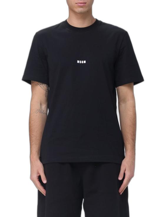 26FW 엠에스지엠 반팔 티셔츠 2000MM500 20000299 BLACK