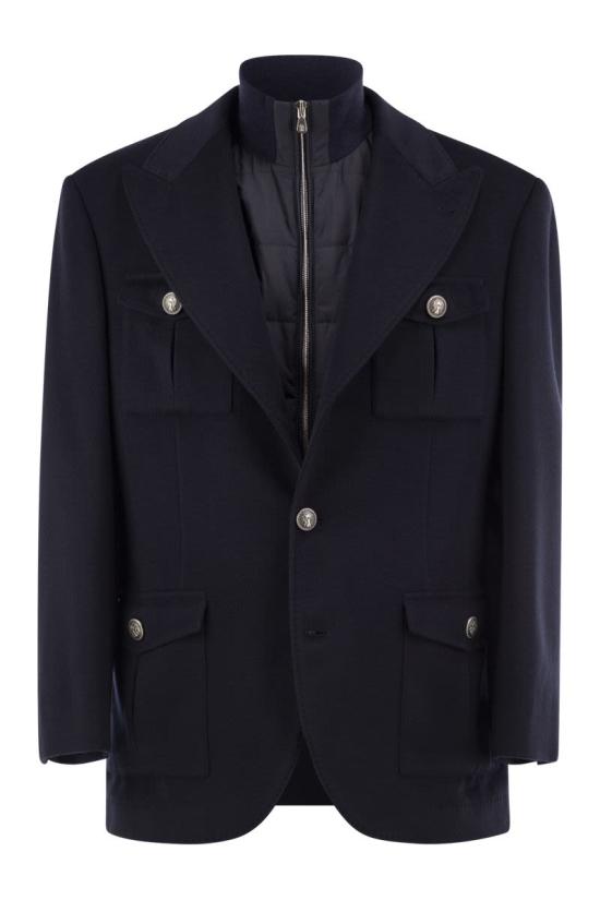 26FW 브루넬로 쿠치넬리 자켓 MV4676018 C007 NAVY
