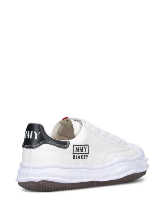 26FW 메종 미하라 야스히로 블레이키 OG 솔 캔버스 로우탑 스니커즈 A08FW735099 WHITE - MAISON MIHARA YASUHIRO