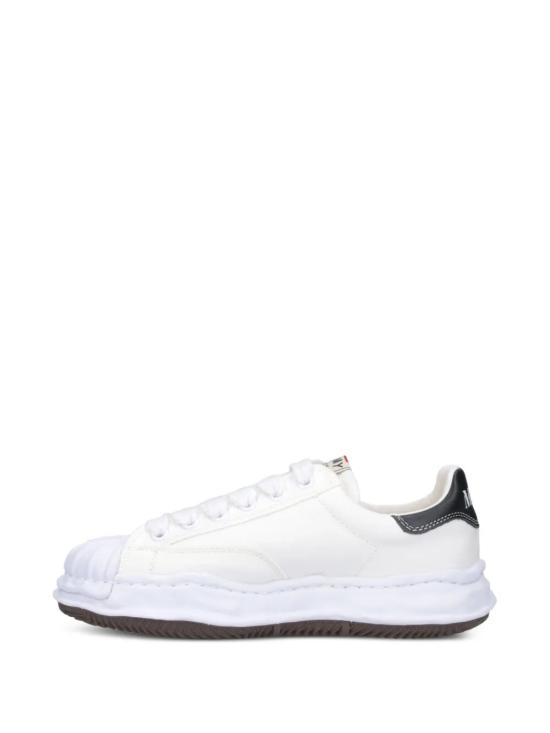 26FW 메종 미하라 야스히로 블레이키 OG 솔 캔버스 로우탑 스니커즈 A08FW735099 WHITE - MAISON MIHARA YASUHIRO