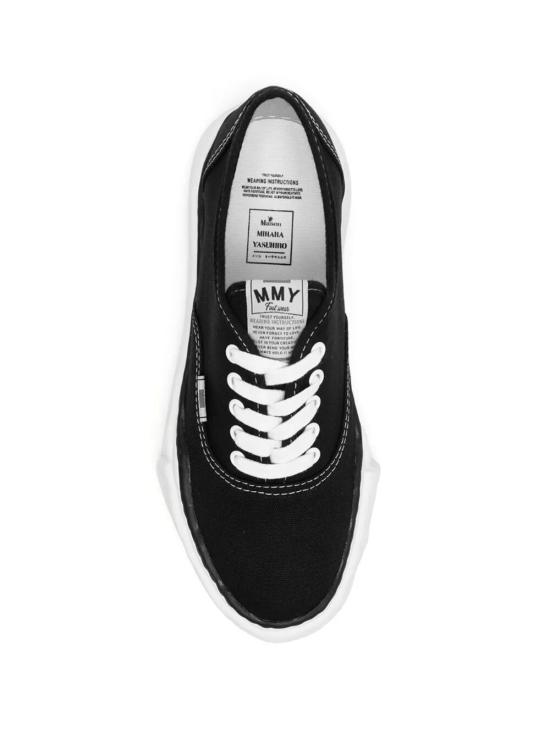 26FW 메종 미하라 야스히로 베이커 OG 솔 캔버스 로우 컷 A02FW704099 BLACK - MAISON MIHARA YASUHIRO