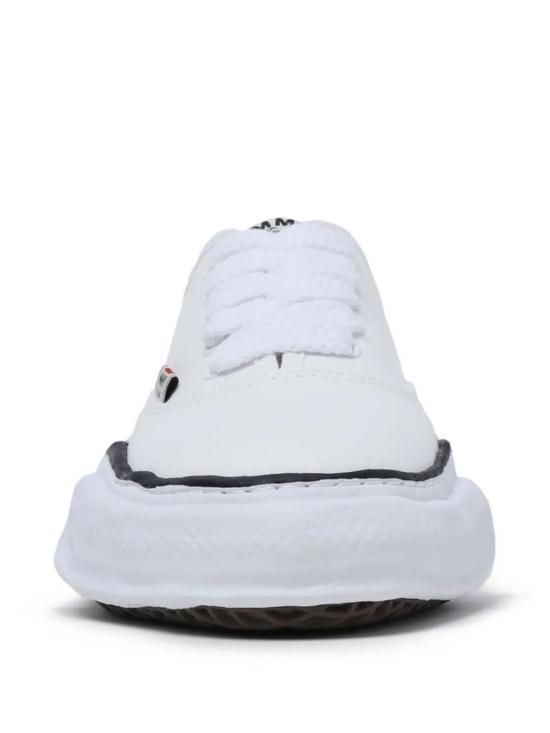 26FW 메종 미하라 야스히로 베이커 OG 솔 캔버스 로우 컷 A02FW704099 WHITE - MAISON MIHARA YASUHIRO