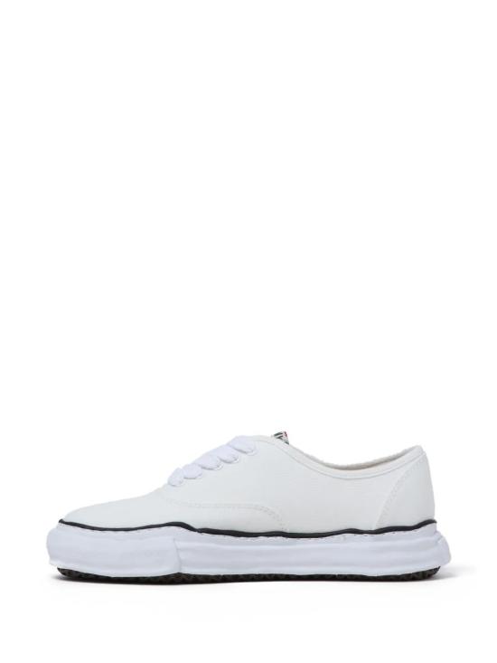 26FW 메종 미하라 야스히로 베이커 OG 솔 캔버스 로우 컷 A02FW704099 WHITE - MAISON MIHARA YASUHIRO
