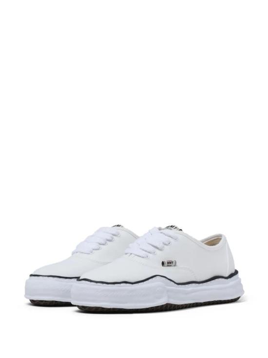 26FW 메종 미하라 야스히로 베이커 OG 솔 캔버스 로우 컷 A02FW704099 WHITE - MAISON MIHARA YASUHIRO