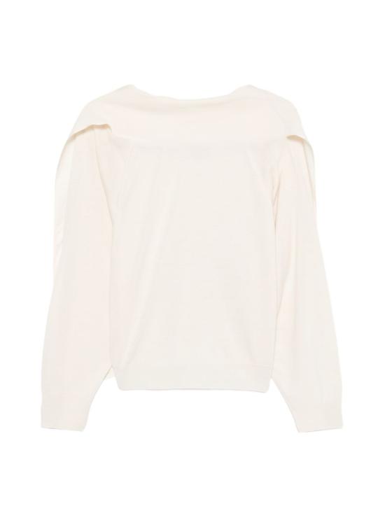 26FW 세미쿠튀르 스웨터 S6WA40 E641 WHITE - SEMI-COUTURE