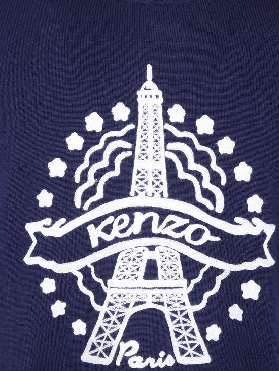 26FW 겐조 반팔 티셔츠 FG65TO8153FH 79 BLUE - KENZO