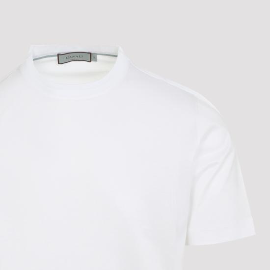 26FW 카날리 반팔 티셔츠 T0922MJ00002 001 WHITE - CANALI