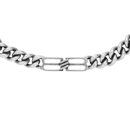 26FW 발렌시아가 BB 아이콘 구르메트 네크리스 723052TZ99I 0911 METALLIC - BALENCIAGA