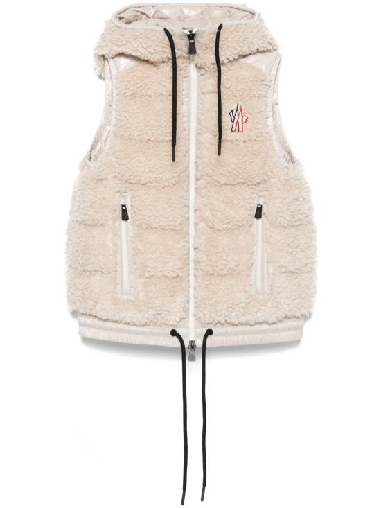 26FW 몽클레어 테디 후드 베스트 L20988G00024899A9 21G BEIGE