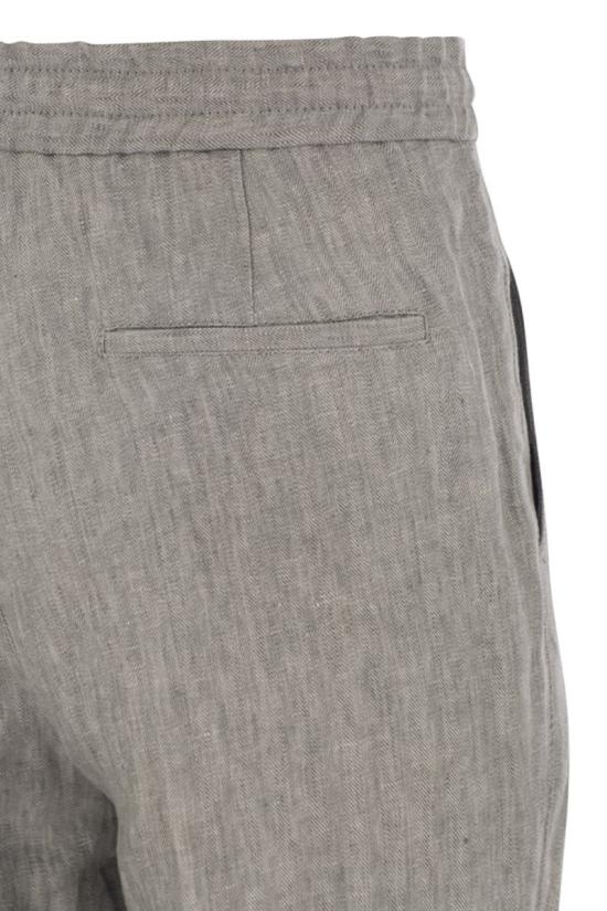  브루넬로 쿠치넬리 스트레이트 팬츠 MH250E1710 C043 GREY - BRUNELLO CUCINELLI