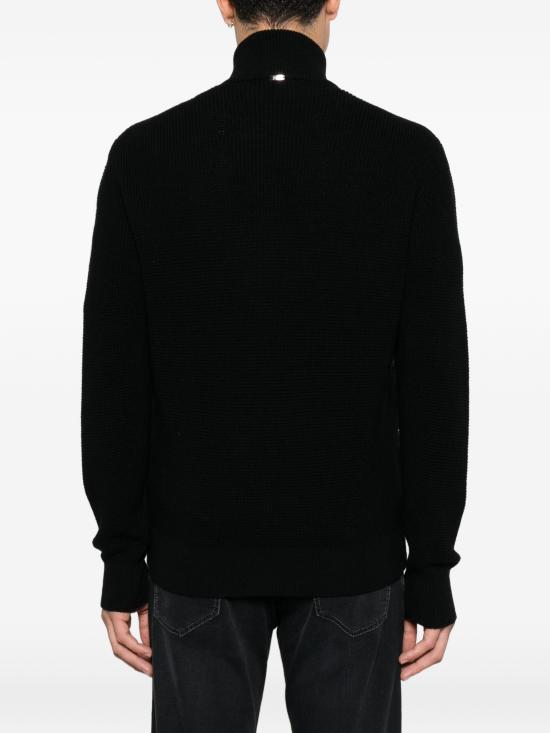 26FW 에르노 와플 니트 패디드 가디건 MP000138U70259 9300 BLACK - HERNO