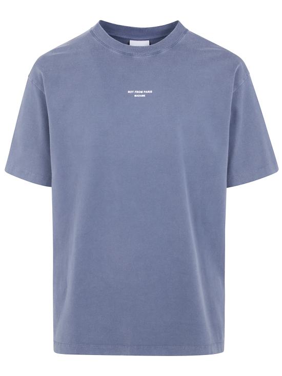 26FW 드롤드무슈 반팔 티셔츠 MTS202CO248 DARK GREY