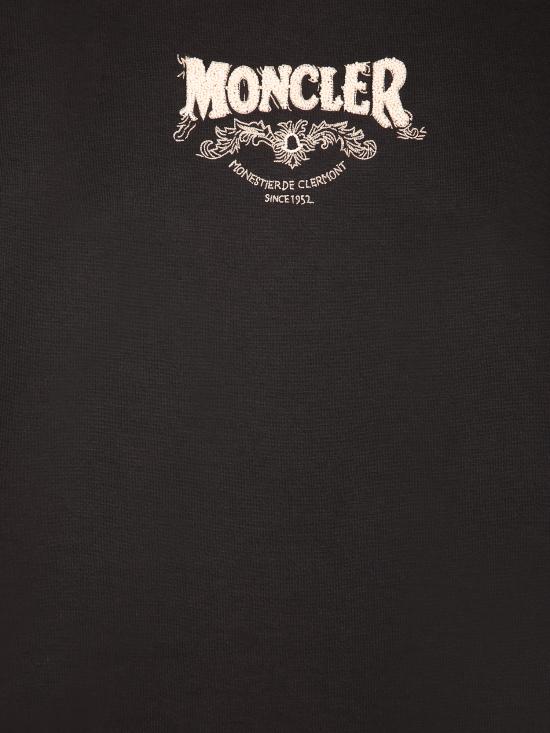 27FW 몽클레어 긴팔 티셔츠 L20938G000 33 89ALI 999 Black - MONCLER
