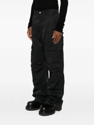 26FW 릭 오웬스 스테판 카고 팬츠 스테판 카고 팬츠 RU02F4346MU09 BLACK - RICK OWENS