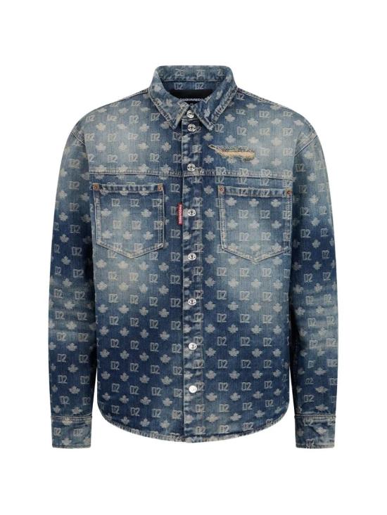 26FW 디스퀘어드2 데님 셔츠 S74DM1043D30023470 DENIM