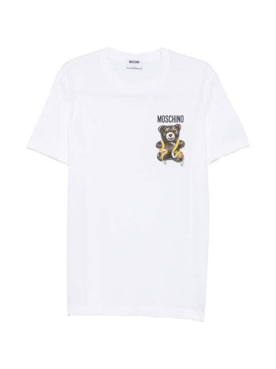26FW 모스키노 반팔 티셔츠 262ZZ07211001 WHITE