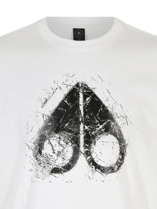 26FW 무스너클 반팔 티셔츠 M36MT711160 WHITE - MOOSE KNUCKLES