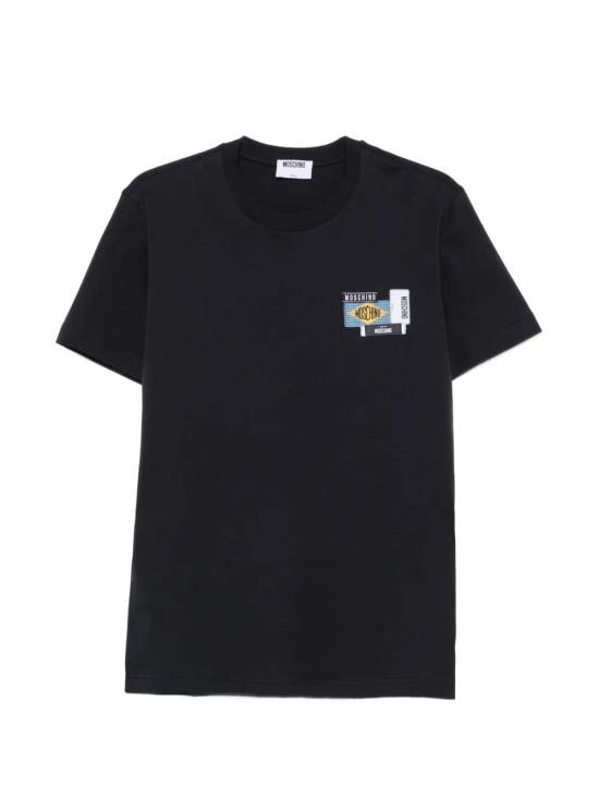 26FW 모스키노 반팔 티셔츠 262ZZ07280510 BLACK