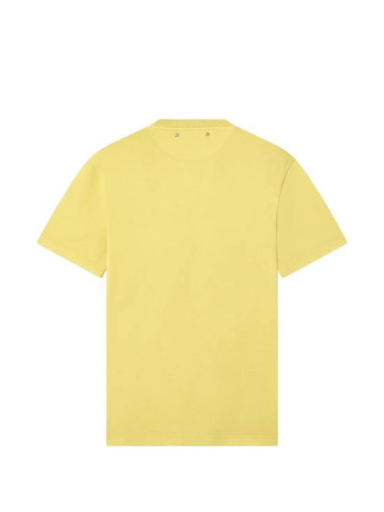 26FW 골든구스 퍼포레이티드 하트 앤트러사이트 코튼 저지 티셔츠 GMP01220P00262235179 YELLOW - GOLDEN GOOSE