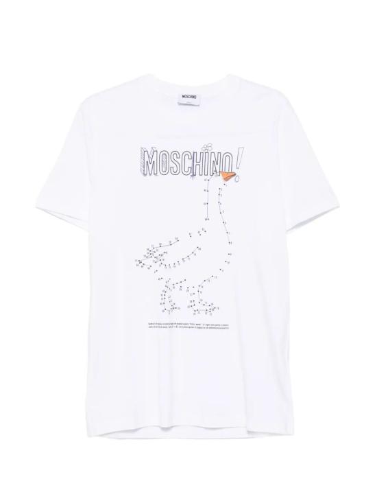 26FW 모스키노 반팔 티셔츠 262ZZZ07151001 WHITE