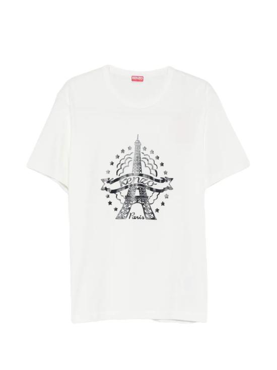 26FW 겐조 반팔 티셔츠 FG65TS1664SG4SG WHITE