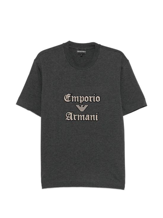 26FW 엠포리오 아르마니 반팔 티셔츠 EM007312AF13715UA GRAY