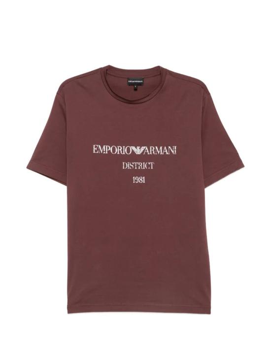 26FW 엠포리오 아르마니 반팔 티셔츠 EM007283AF29523UA RED