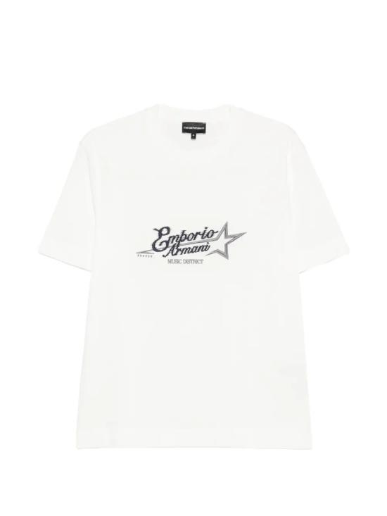 26FW 엠포리오 아르마니 반팔 티셔츠 EM006809AF13715U0 WHITE