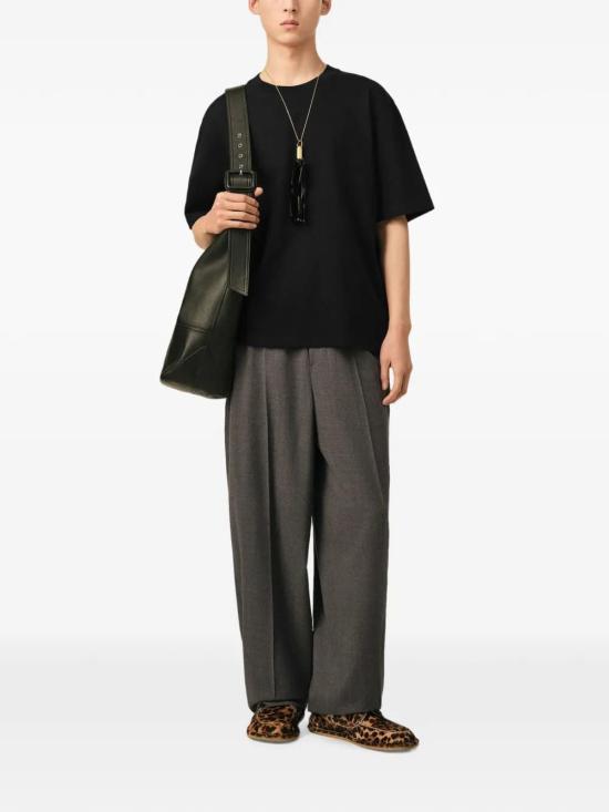 26FW 아미 화이트 코튼 드 하트 엠보스 티셔츠 UTS357726001 BLACK - AMI