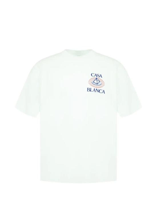26FW 카사블랑카 반팔 티셔츠 MAW26JTS00109 LIGHTBLUE