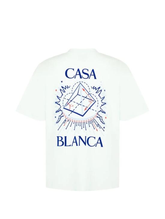 26FW 카사블랑카 반팔 티셔츠 MAW26JTS00109 LIGHTBLUE - CASABLANCA